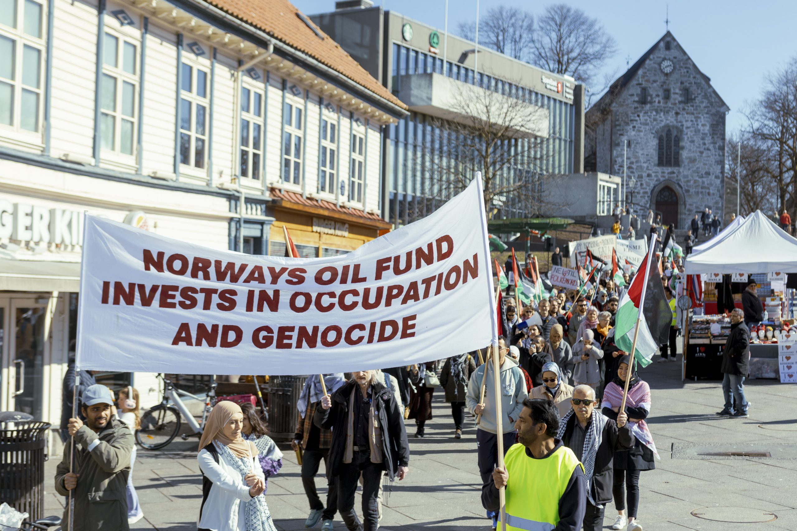 Du har investert 60000 kr i okkupasjonen av Palestina