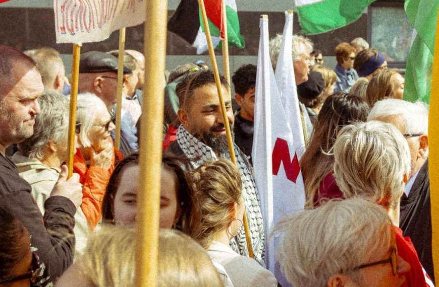 Palestina-støtte fra tog til talerstol 1. Mai: -Blir berørt